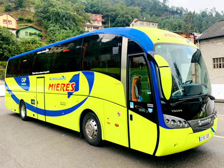 autobuses de autoescuela Mieres