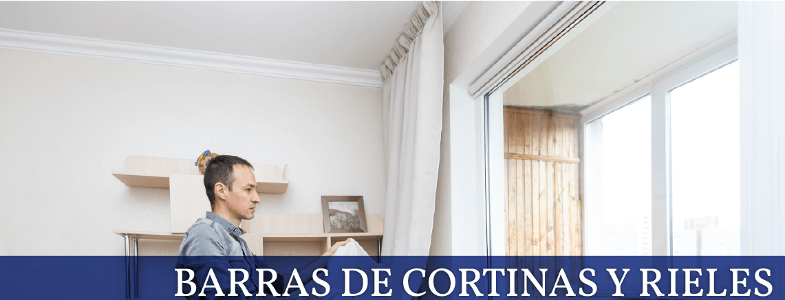 Barras de cortinas y rieles