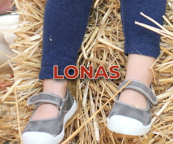 Calzado de lona para niña y niño