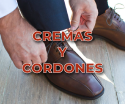 Cordones y cremas para zapatos