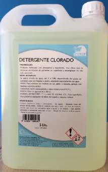Detergente clorado